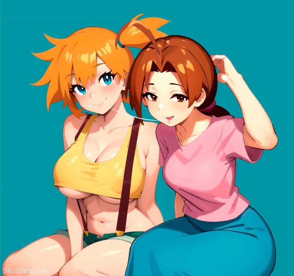 Hentai Pokemon Misty xxx Daughter in law and mother in law fucking together (1)