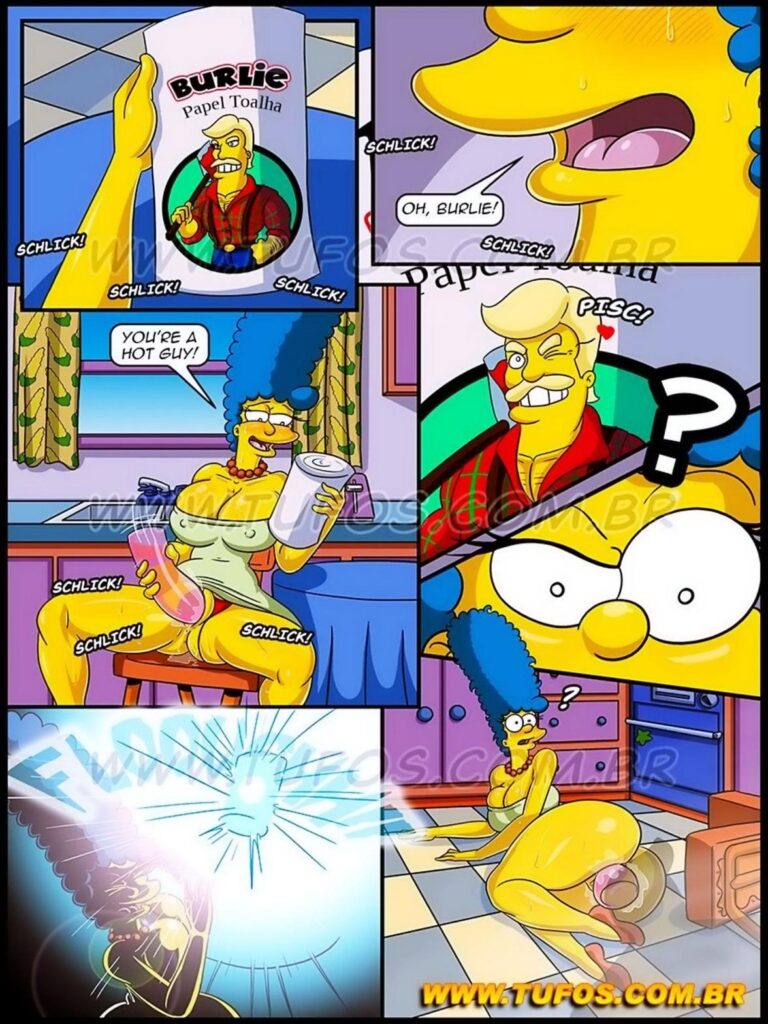 Hentai HQ Os Simpsons Porno Quadrinhos xxx Hentai Marge Anal 1